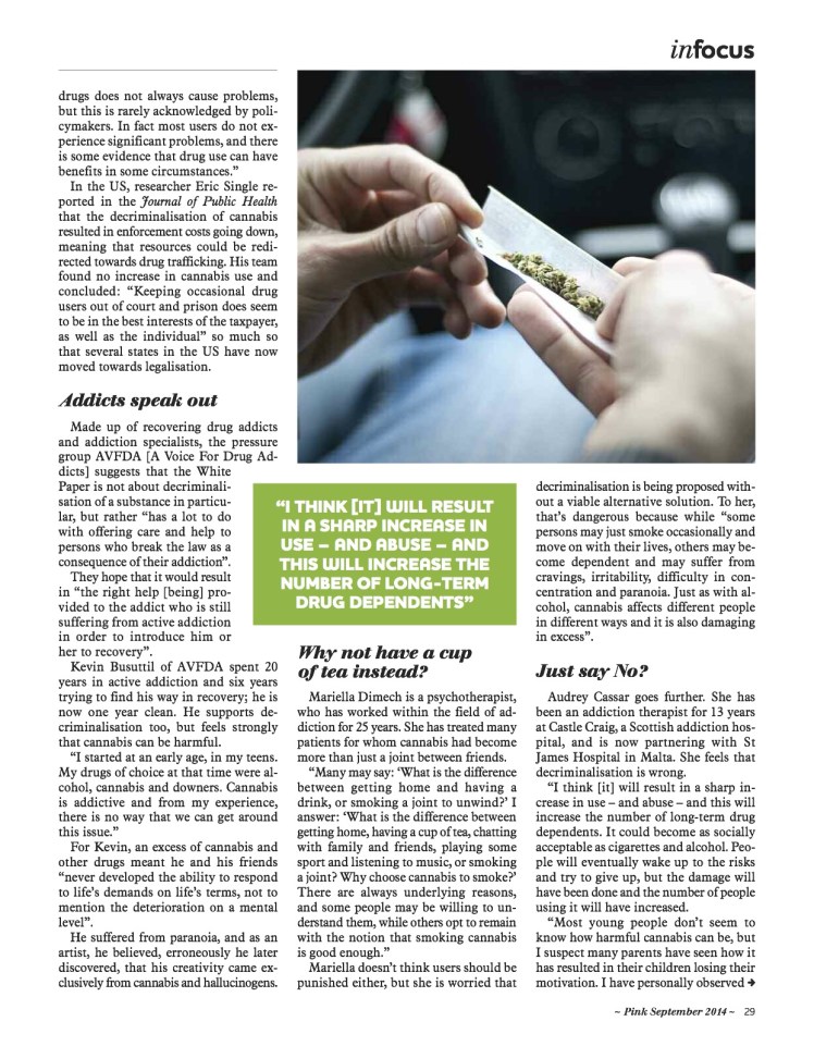 Should cannabis be legal?