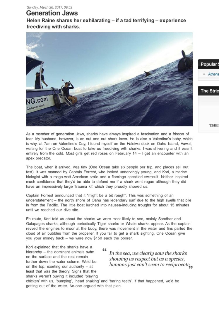 shark diving oahu hawaii 1